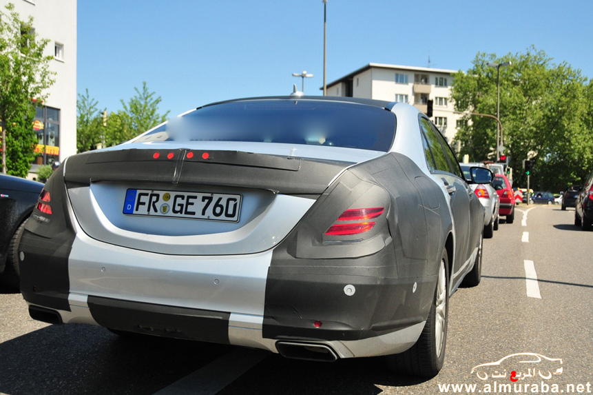 مرسيدس اس 2013 "بانوراما" الجديدة كلياً في صور تجسسية جديدة من الخارج والداخل Mercedes S 11